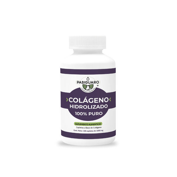 COLAGENO HIDROLIZADO 100% PURO 100 CAPLETAS DE 1000MG