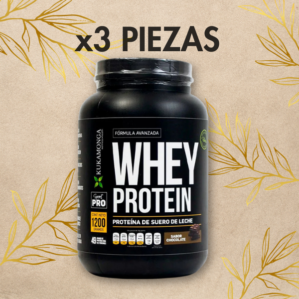 WHEY PROTEIN CHOCOLATE 3 PZAS