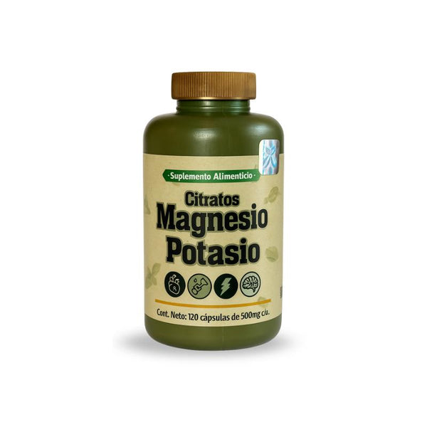 CITRATO DE MAGENSIO + CITRATO DE POTASIO 120 CAPSULAS