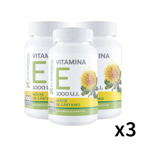 VITAMINA E 1000UI 100 CAPS 3 PZAS