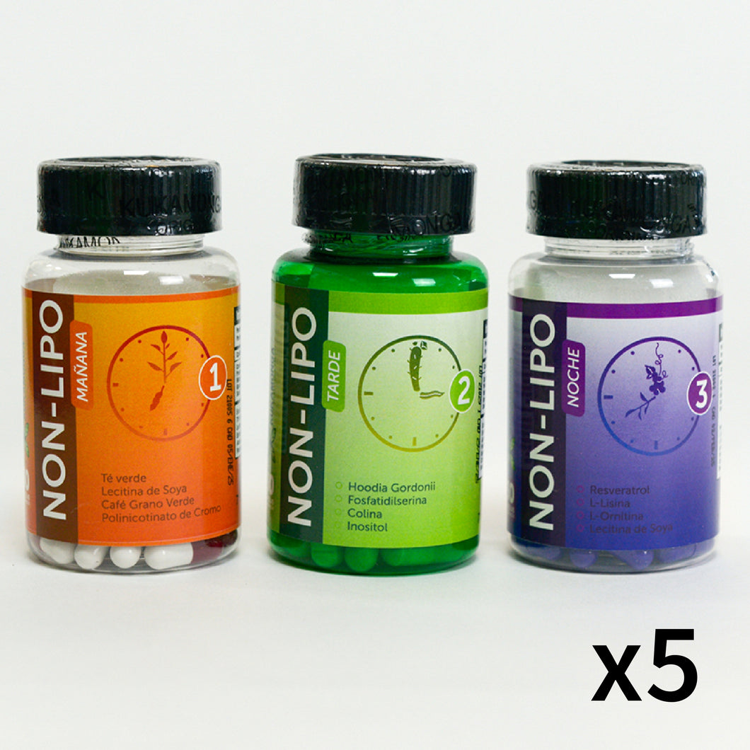 NON LIPO 5 PZAS (15 FRASCOS)